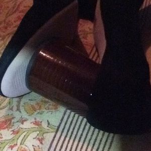 Suede black to height to your liking